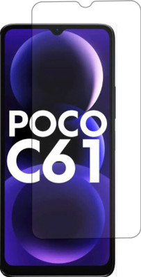 SRT Tempered Glass Guard for Poco C61(Pack of 1)