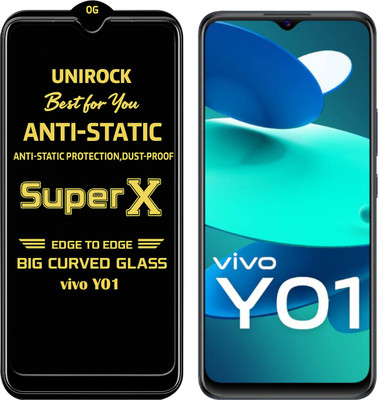 Unirock Tempered Glass Guard for vivo Y01(Pack of 1)