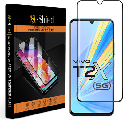 MS-Shield Tempered Glass Guard for Vivo T2x 5G(Pack of 1)