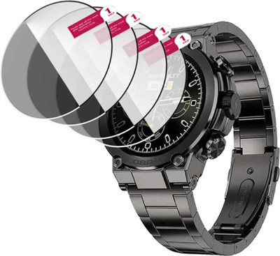 DOWRVIN Tempered Glass Guard for FIRE BOLTT COBALT SMART WATCH TEMPERED GLASS (P-4)(Pack of 4)