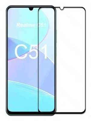 BRENZZ Tempered Glass Guard for Realme C51, realme c51(Pack of 1)