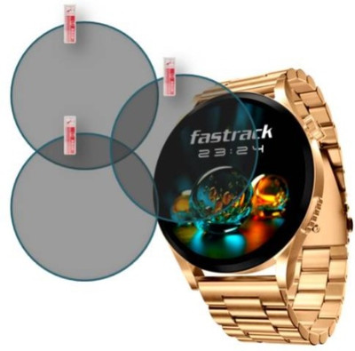 ZIDZEE Tempered Glass Guard for FASTRACK RADIANT FX4 SMART WATCH SCREEN GUARD (P-3)(Pack of 3)