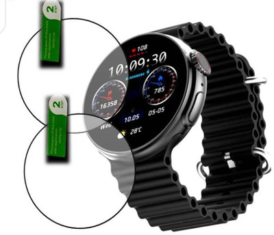 DB Tempered Glass Guard for FIRE - BOLTT CYCLONE PRO 1.43 SMART WATCH TEMPERED GLASS (PACK OF 2)(Pack of 2)