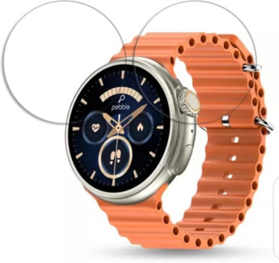 KHWABEEDA Tempered Glass Guard for PEBBLE FORTE 1.5 SMART WATCH TEMPERED GLASS (PACK OF 2)(Pack of 2)