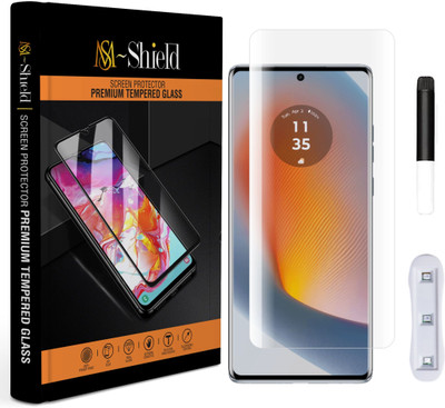 MS-Shield Tempered Glass Guard for Motorola Edge 50 Fusion 5G, Advanced HD+ Curved UV Gorilla Glass Protection(Pack of 1)