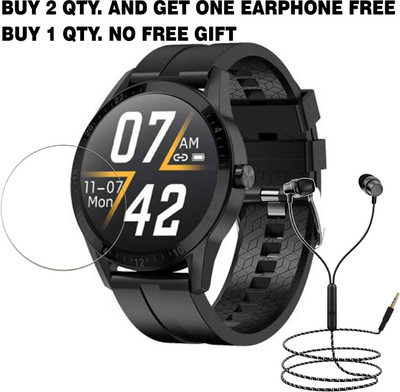 ARBAN Tempered Glass Guard for Fire-Boltt SpO2 Full Touch Smartwatch BUY 2 QTY AND GET ONE EARPHONE FREE(Pack of 1)