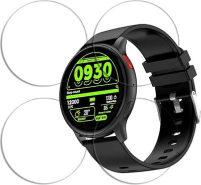 ZIDZEE Tempered Glass Guard for FIRE-BOLTT ECLIPSE 1.43 SMART WATCH TEMPERED GLASS (PACK OF 4)(Pack of 4)
