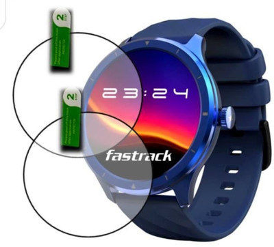 DOWRVIN Tempered Glass Guard for FASTRACK REVOLTT FR2 SMART WATCH TEMPERED GLASS ( PACK OF 2)(Pack of 2)