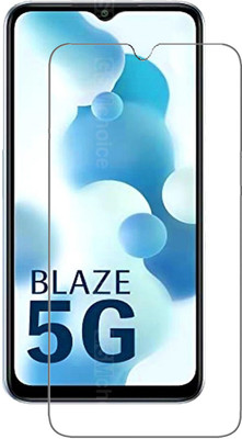 SNMART Tempered Glass Guard for Lava Blaze 5G(Pack of 1)