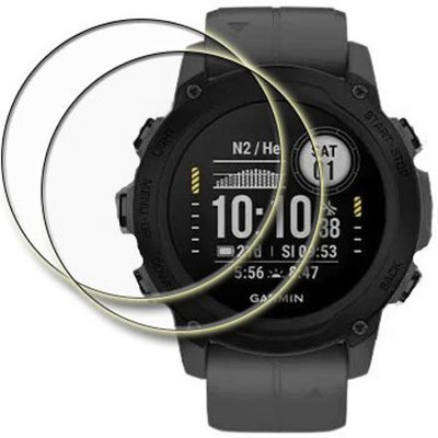 MUTAALI Tempered Glass Guard for Garmin Descent G1 smartwatch(Pack of 2)