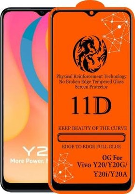 Corning Gorilla Tempered Glass Guard for Vivo Y20G(Pack of 1)