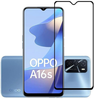 Caseworm Tempered Glass Guard for Oppo A16s edge to edge screen guard(Pack of 1)