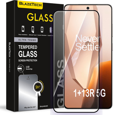 BlazeTech Tempered Glass Guard for OnePlus 13R 5G(Pack of 1)