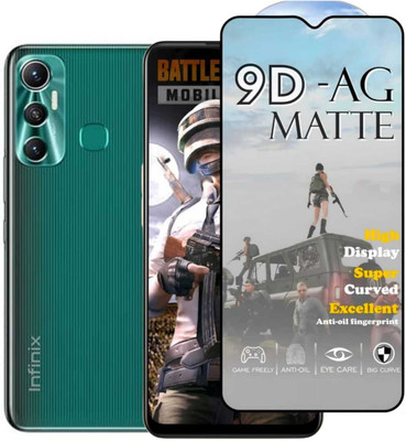FAIYER BEAT Tempered Glass Guard for Premium matte Tempered Glass For infinix HOT 11(matte finish,Pack Of 1) Advanced gaming matte Full Screen Coverage Screen Protector for infinix HOT 11(Pack of 1)
