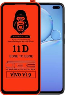 FlipSmartGuard Edge To Edge Tempered Glass for VIVO V19(Pack of 1)