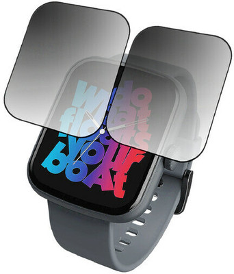 daffin Tempered Glass Guard for smartwatch screen guard for boAt Wave Beat Call(Pack of 2)