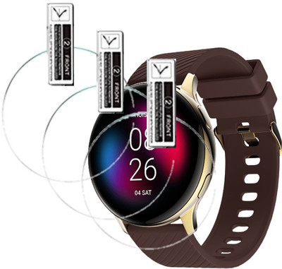 MUTAALI Tempered Glass Guard for NoiseFit Vortex Smartwatch(Pack of 3)
