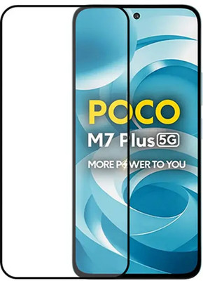 GDBUY Edge To Edge Tempered Glass for POCO M7 Plus 5G(Pack of 1)