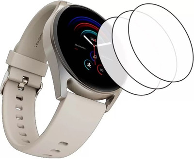 KHWABEEDA Tempered Glass Guard for BOAT LUNAR LINK SMART WATCH TEMPERED GLASS ( PACK OF 3)(Pack of 3)