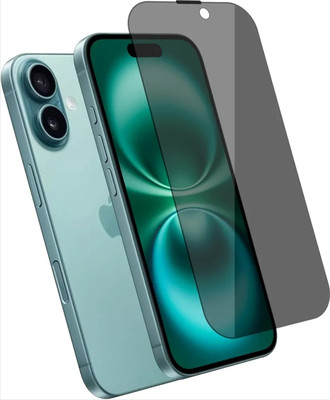 NP WORLD Tempered Glass Guard for iphone 16(Pack of 2)