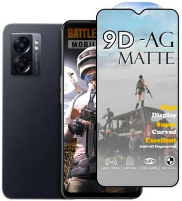 FAIYER BEAT Tempered Glass Guard for Premium matte Tempered Glass For oppo A57 5g(matte finish,Pack Of 1) Advanced gaming matte Full Screen Coverage Screen Protector for oppo A57 5g(Pack of 1)