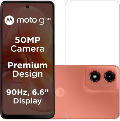 AARERED Tempered Glass Guard for Motorola g04s, Moto g04s, MOTOROLA G04S, MOTO G04S(Pack of 1)
