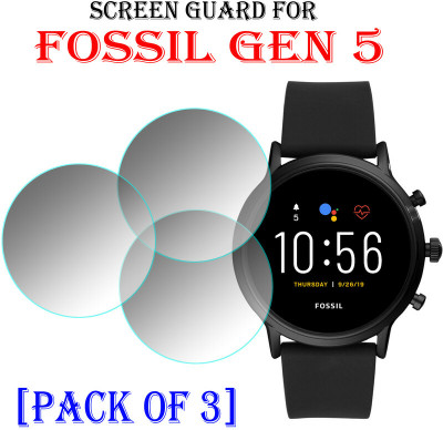 daffin Tempered Glass Guard for FOSSIL GEN 5(Pack of 3)
