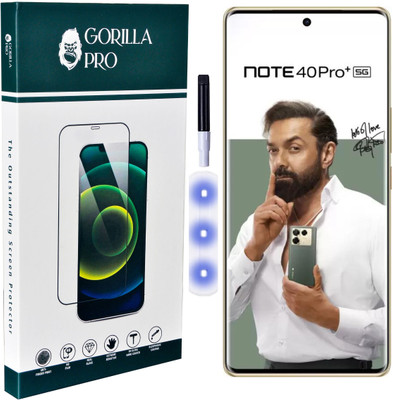 GORILLA PRO Tempered Glass Guard for Infinix Note 40 Pro+ 5G, Infinix Note 40 Pro Plus 5G(Pack of 1)