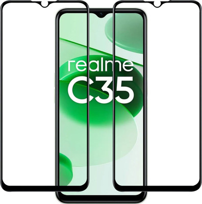 Qyist Tempered Glass Guard for Realme C35(Pack of 2)
