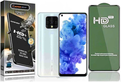 FAIYER BEAT Tempered Glass Guard for Premium high definition Tempered Glass For TECNO CAMON 16 (high definition finish,Pack Of 1) Advanced gaming high definition Full Screen Coverage Screen Protector for TECNO CAMON 16(Pack of 1)