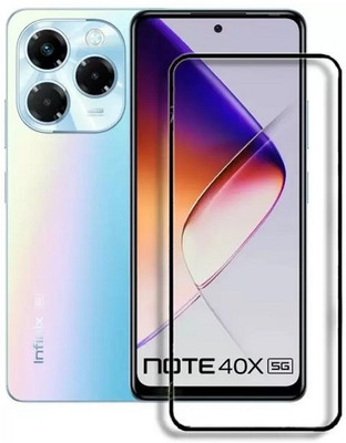 BRENZZ Tempered Glass Guard for Infinix Note 40X 5G, Infinix Note 40X(Pack of 1)