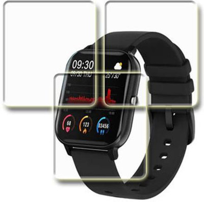 MUTAALI Tempered Glass Guard for Fire Boltt BSW001 SPO2 smart watch(Pack of 3)