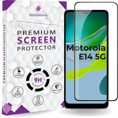 Mobilebies Tempered Glass Guard for Motorola E14 5G OG Premium Screen Protector(Pack of 1)