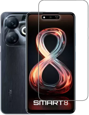 NKCASE Tempered Glass Guard for Infinix SMART 8(Pack of 1)
