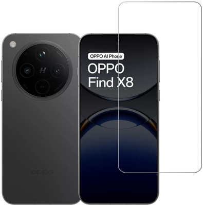 KARTRAY Tempered Glass Guard for Oppo Find X8 5G(Pack of 1)