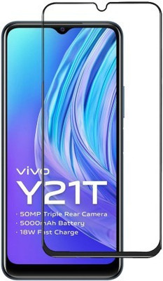 GLADLY Tempered Glass Guard for Vivo Y21T(Pack of 1)