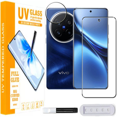 tombik Tempered Glass Guard for 14dd-vivo X200 Pro-front,lens uv(Pack of 2)