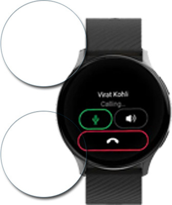 MUTAALI Tempered Glass Guard for NoiseFit Vortex AMOLED smartwatch(Pack of 2)