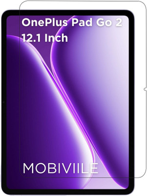 MOBIVIILE Tempered Glass Guard for OnePlus Pad Go 2 12.1 inch(Pack of 1)
