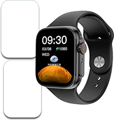 MUTAALI Tempered Glass Guard for Hammer Pulse X smartwatch(Pack of 2)