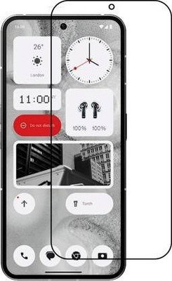 BRENZZ Edge To Edge Tempered Glass for Nothing Phone (2a), Nothing Phone 2a(Pack of 1)