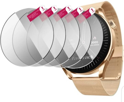 DB Tempered Glass Guard for FASTRACK DEZIRE FX1 (R) SMART WATCH TEMPERED GLASS (PACK OF 5)(Pack of 5)