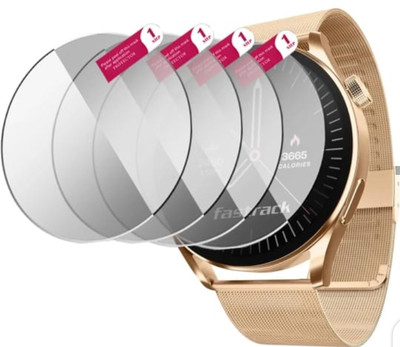 KHWABEEDA Tempered Glass Guard for FASTRACK DEZIRE FX1 SMART WATCH TEMPERED GLASS (PACK OF 4)(Pack of 4)