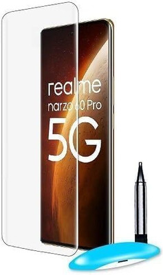 AACL Tempered Glass Guard for Premium Tempered Glass Design for Realme Narzo 60 Pro 5G Advanced Border Less Full Edge to Edge UV Screen Protector and Easy Installation Kit-(Pack of 1)