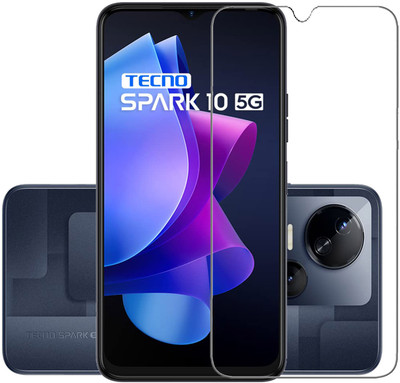 INFINITYWORLD Tempered Glass Guard for Tecno Spark 10 5G(Pack of 1)