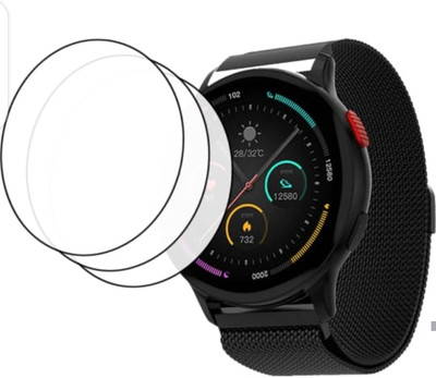 DB Tempered Glass Guard for FIRE -BOLTT ECLIPSE LUXE SMART WATCH TEMPERED GLASS (PACK OF 3)(Pack of 3)