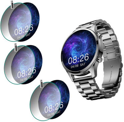 HIDEOUS Tempered Glass Guard for NOISEFIT HALO PLUS(Pack of 3)
