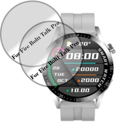 DB Tempered Glass Guard for Fire Boltt Talk Pro Smartwatch(Pack of 2)
