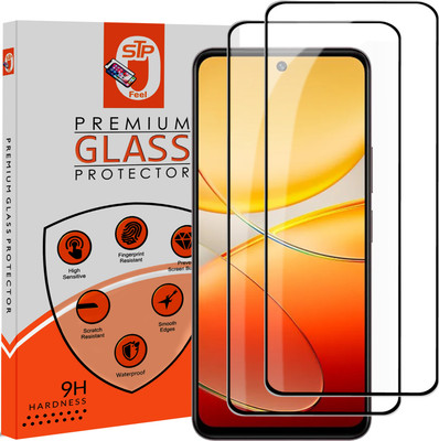 STP FEEL Tempered Glass Guard for Oppo K12X 5G Premium Screen Protector Guard with Easy Installation Kit(Pack of 2)