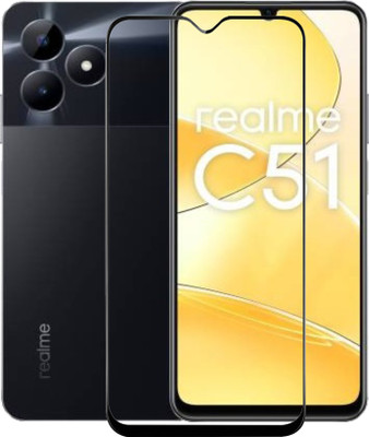 BRENZZ Tempered Glass Guard for realme C51(Pack of 1)